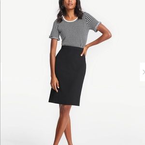 Ann Taylor Seamed Pencil Skirt